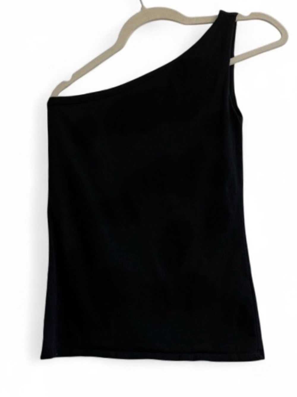 Joe Fresh Black One Shoulder Tank Top Size Small